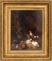 ACHILLE AUGUSTIN CALON OIL ON