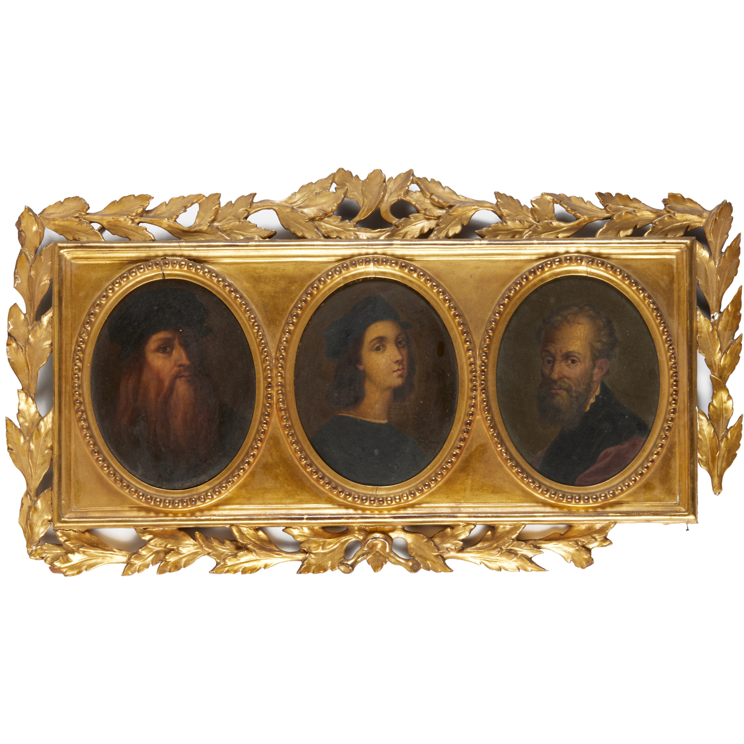 ACHILLE BOSCHI, (3) OIL ON BOARD