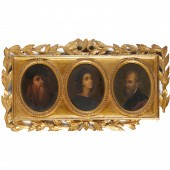 ACHILLE BOSCHI, (3) OIL ON BOA