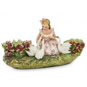 ACHILLE MOLLICA PORCELAIN SWAN