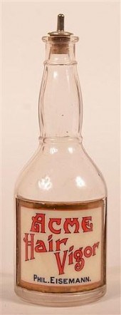 "ACME HAIR VIGOR" BENT GLASS L