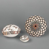 ACOMA, GROUP OF THREE ACOMA SE