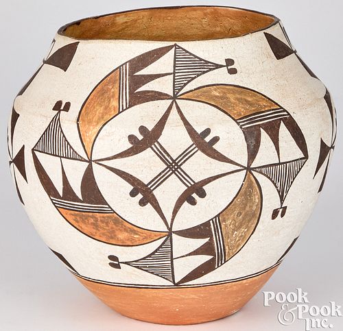 ACOMA INDIAN POLYCHROMED POTTERY