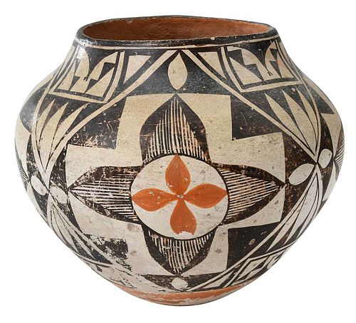 ACOMA PUEBLO POLYCHROME OLLAfirst