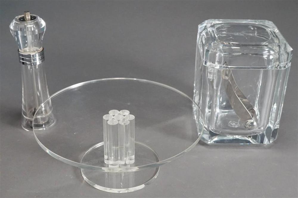 ACRYLIC CAKE PLATE, PEPPER