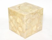 ACRYLIC MARBLE PLINTH CUBE SID