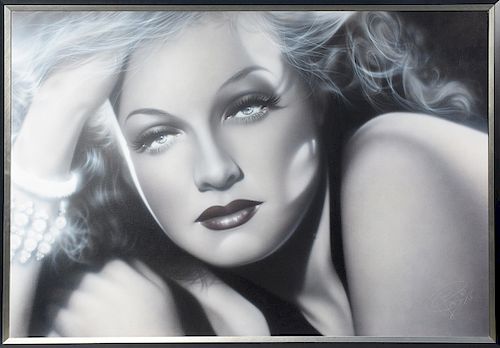 ACRYLIC ON CANVAS OF YOUNG