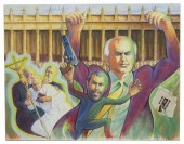 ACRYLIC ON CANVAS POPE JOHN PA