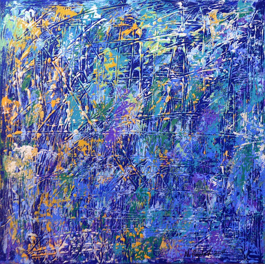 ACRYLIC PAINTING ON CANVAS BY