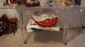 ACRYLIC SERVING CARTAcrylic Se