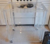 ACRYLIC SERVING CARTAcrylic Se