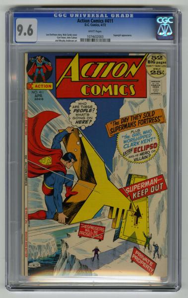 Action Comics #411 CGC 9.6 D.C.
