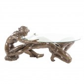 ADAM & EVE BRONZE SCULPTURAL C