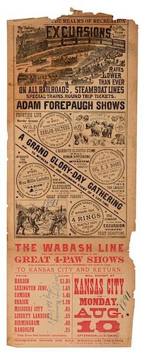 ADAM FOREPAUGH SHOWS, A GRAND