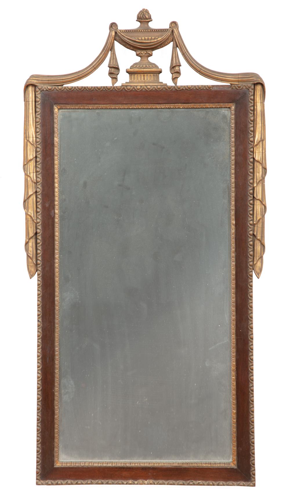 ADAM-STYLE CARVED AND PARCEL GILT
