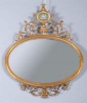 ADAM STYLE GILTWOOD MIRROR WIT