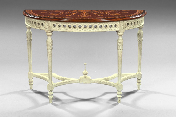 Adam-Style Inlaid Mahogany and