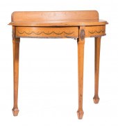 ADAM-STYLE PAINT-DECORATED OAK