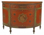 ADAM STYLE PAINTED DEMILUNE CO