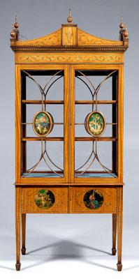 Adam style painted satinwood