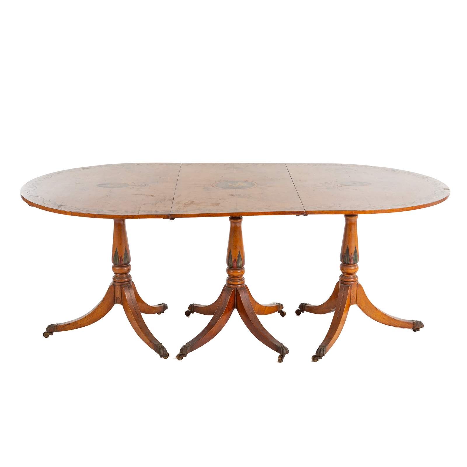 ADAM STYLE PEDESTAL DINING TABLE