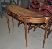 ADAM STYLE SATINWOOD CONSOLE T