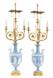 ADAMESQUE ORMOLU MOUNTED WEDGW