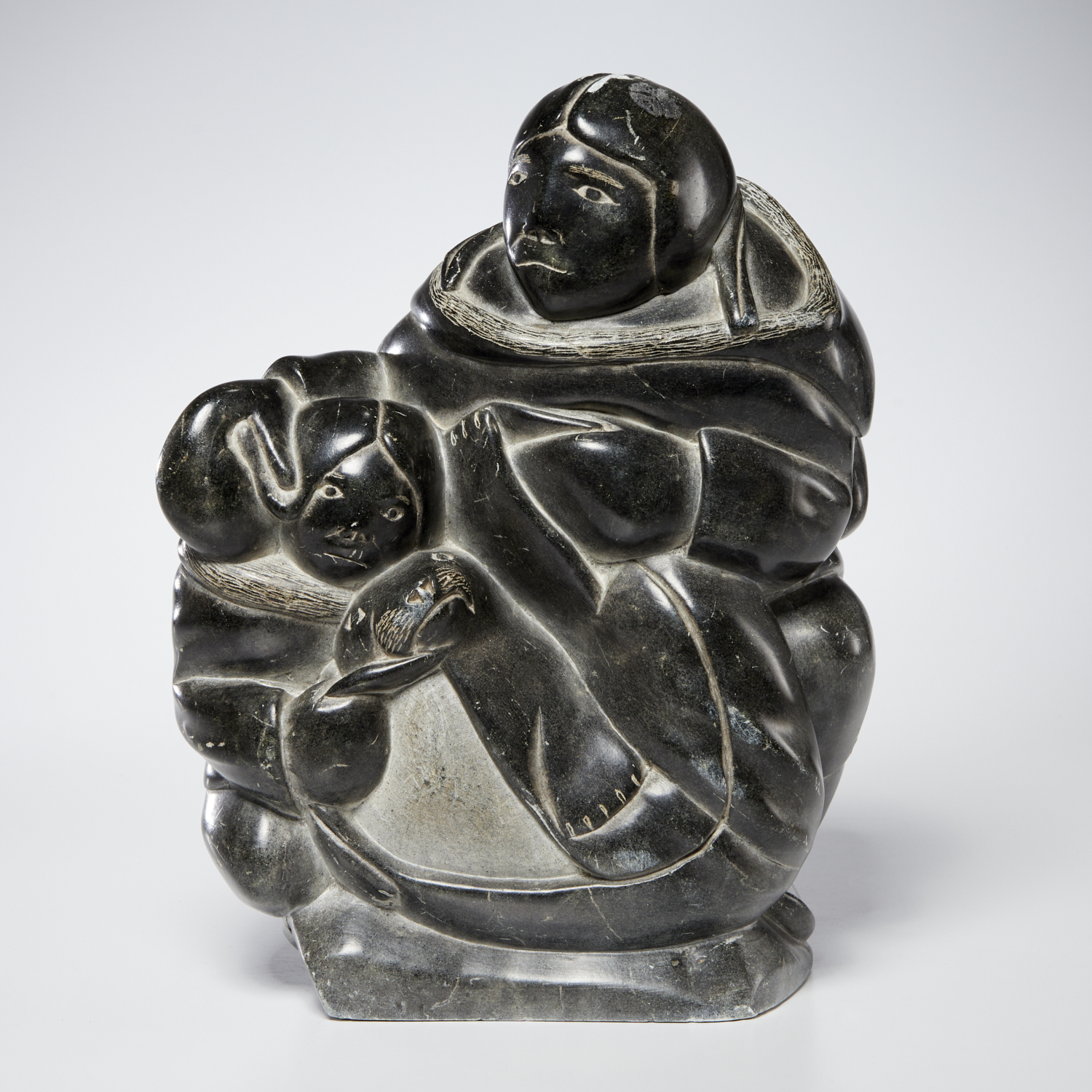 ADAMIE ANAUTA, INUIT CARVED STONE