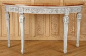 ADAMS STYLE DEMILUNE CONSOLE S
