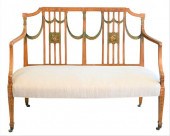 ADAMS STYLE DOUBLE CHAIR BACK
