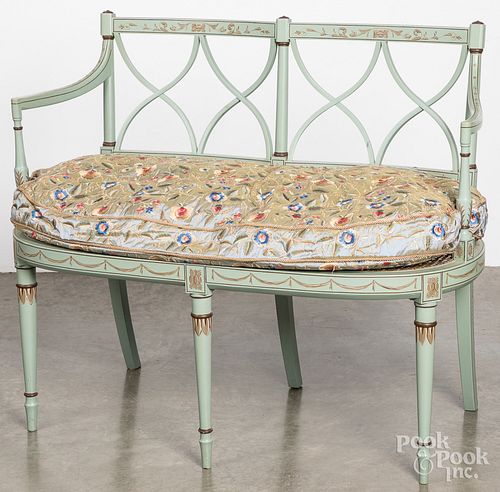 ADAMS STYLE LOVESEAT, TOGETHER WITH