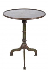 ADAMS STYLE PAINTED WOOD TRIPO