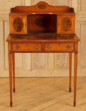 ADAMS STYLE SATINWOOD LEATHER