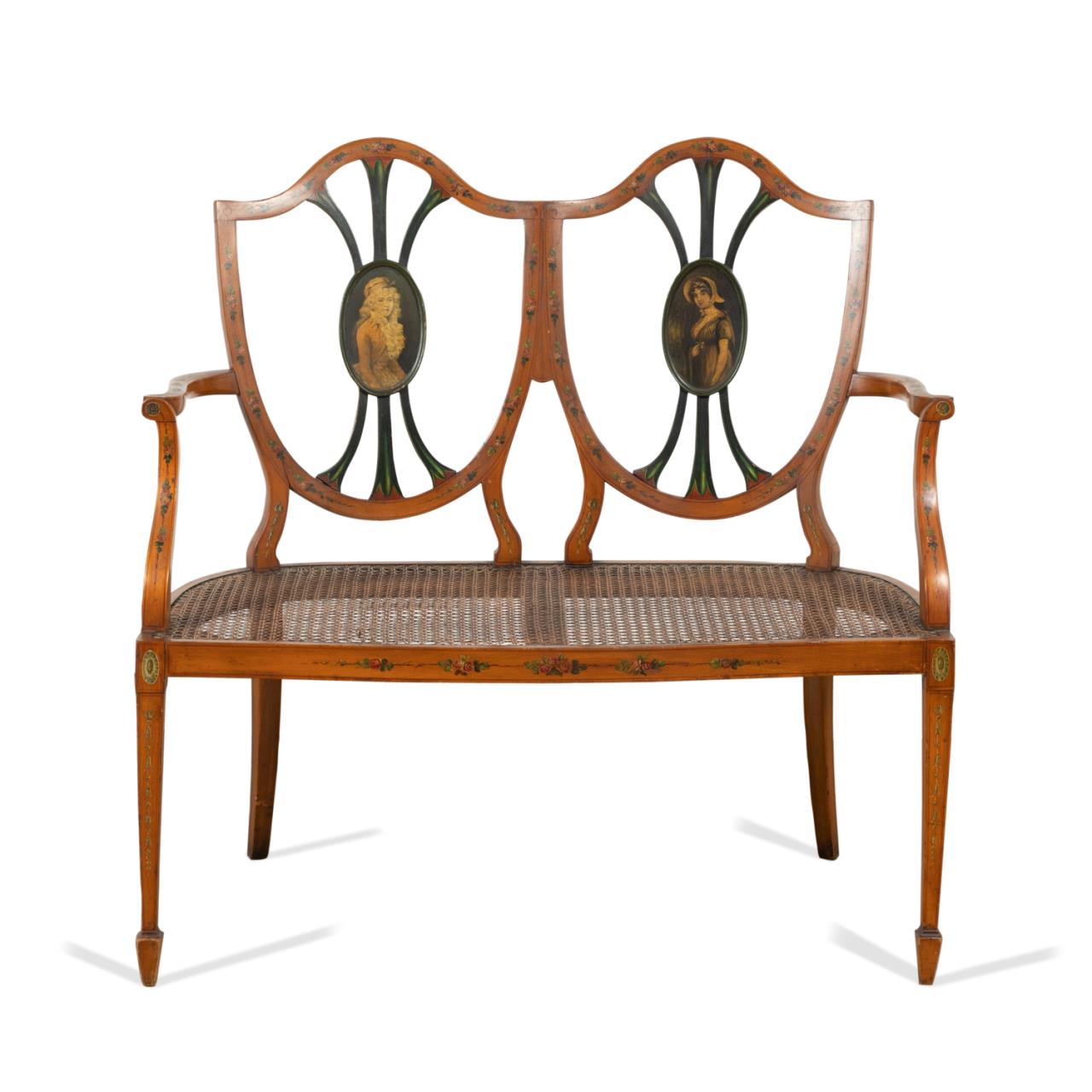 ADAMS STYLE SATINWOOD PAINTED &