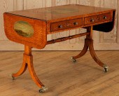 ADAMS STYLE SATINWOOD SOFA TAB