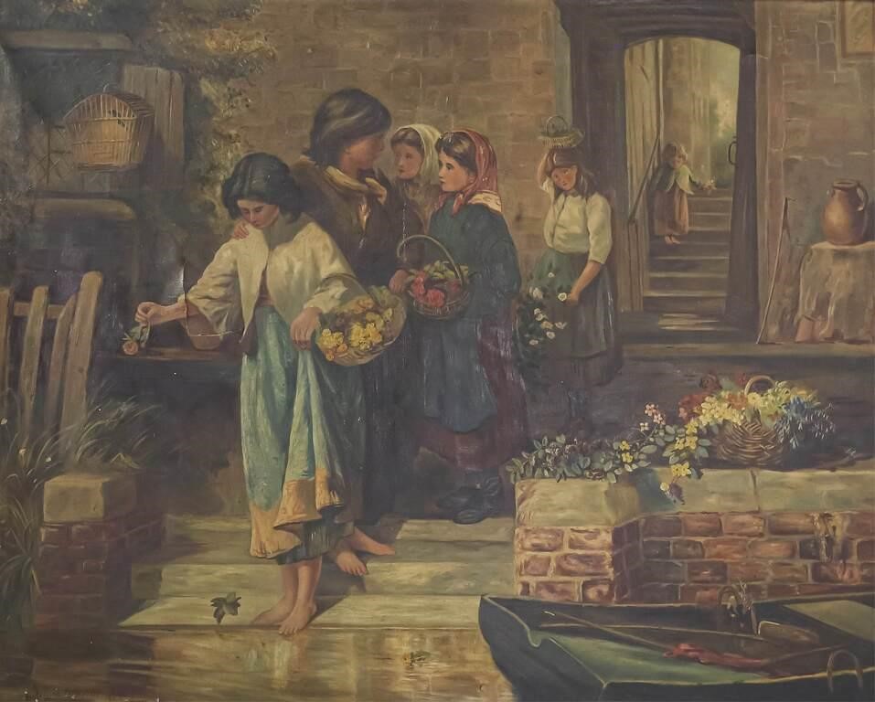 ADELINE THOMPSON OIL ON CANVAS