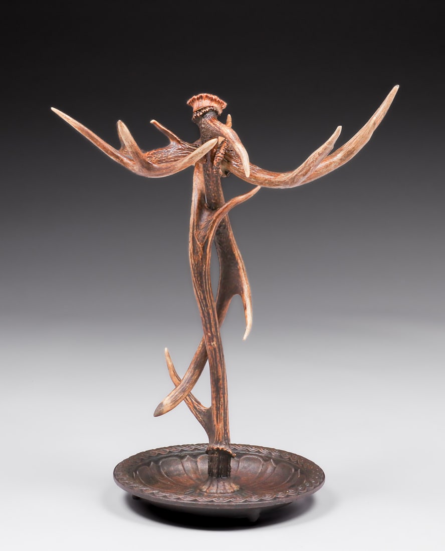 ADIRONDACK ANTLER UMBRELLA STAND
