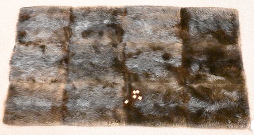 ADIRONDACK BEAVER FUR THROW