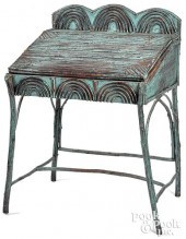 ADIRONDACK PAINTED TWIG DESK,