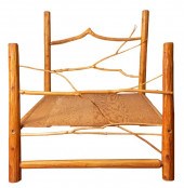 ADIRONDACK RUSTIC STYLE BED, 2
