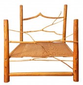 ADIRONDACK RUSTIC STYLE BED, 2