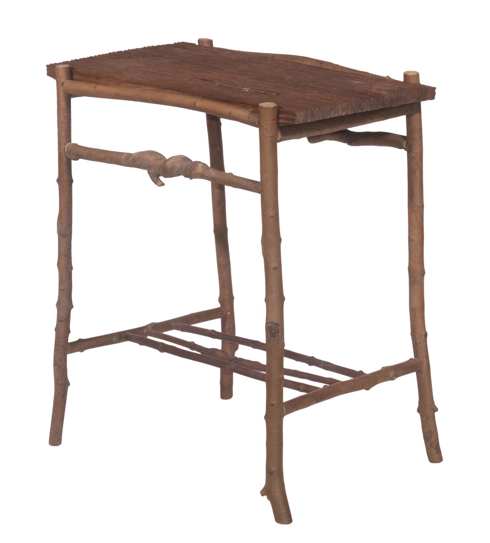 ADIRONDACK SIDE TABLE Twig Form End