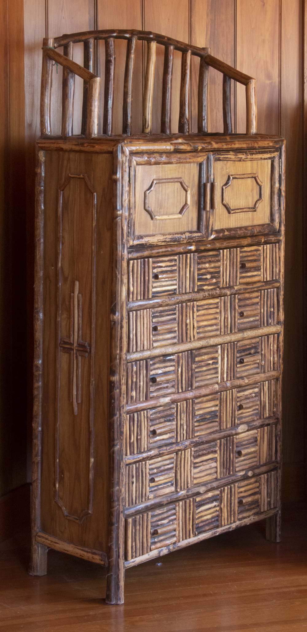 ADIRONDACK STYLE CHEST Two-Door Six