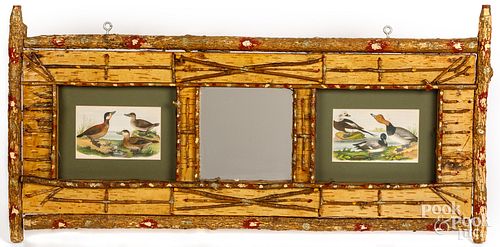 ADIRONDACK TWIG FRAME, EARLY TO MID