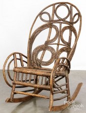 ADIRONDACK TWIG ROCKING CHAIRA