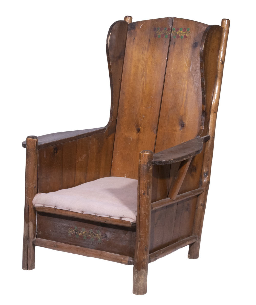 ADIRONDACK WING CHAIR Vintage
