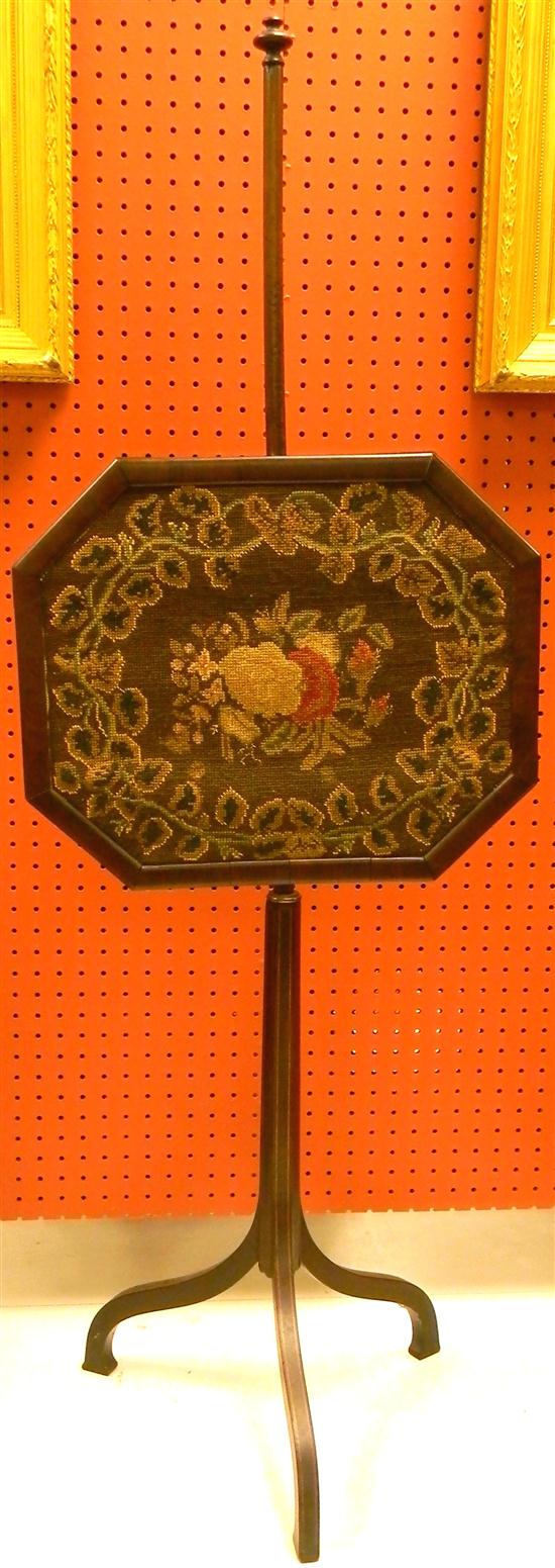 Adjustable fire screen  floral