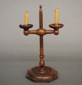 ADJUSTABLE WOODEN CANDLESTICKA