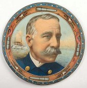 ADMIRAL DEWEY PORTRAIT TRAYDew