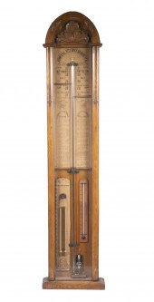 ADMIRAL FITZROY OAK CASED BARO